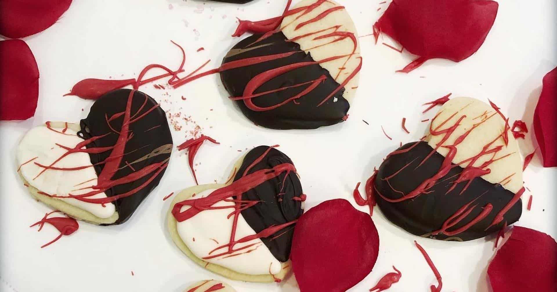 Chocolate Dipped Shortbread Cookies