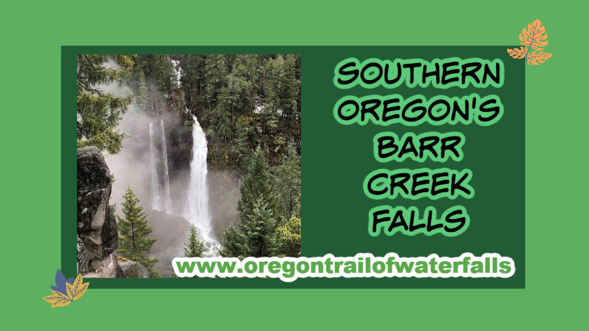 Barr Creek Falls Banner