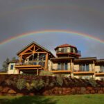 Rainbow over Bella Collina Bed and Breakfast
