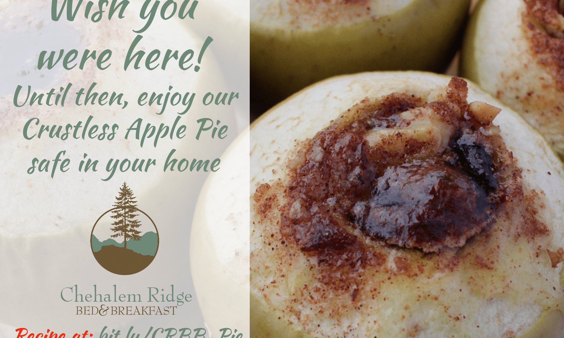 Crustless Apple Pie from Chehalem Ridge