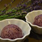 Lavender Blueberry Sorbet