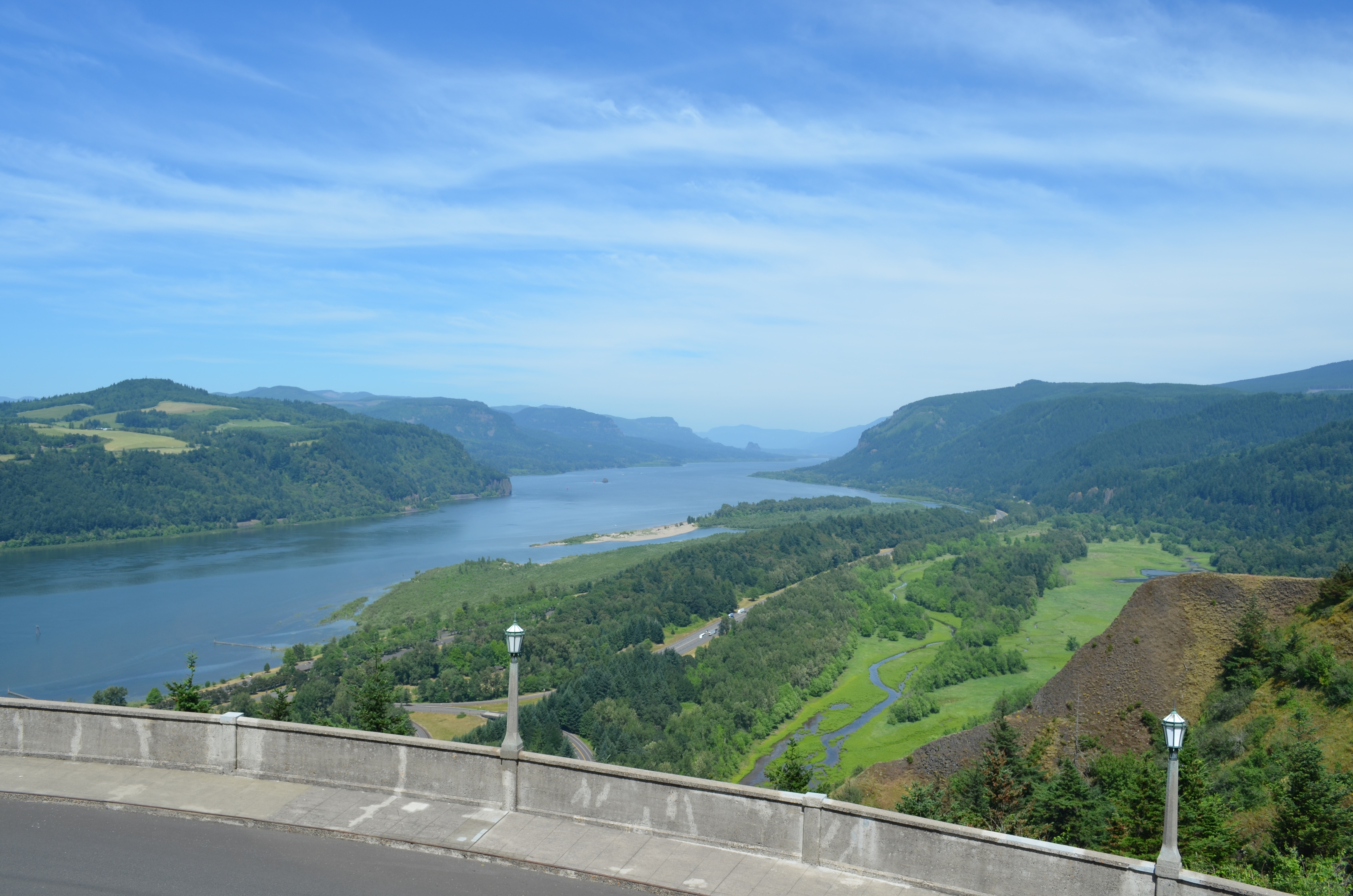 View of the Columbia River Gorge from Crown Point