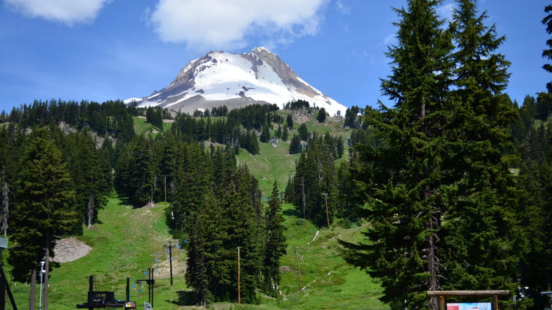 Mt Hood Meadows and Mt Hood