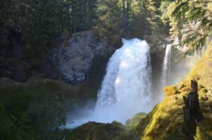 Sahalie Falls on the McKenzie River