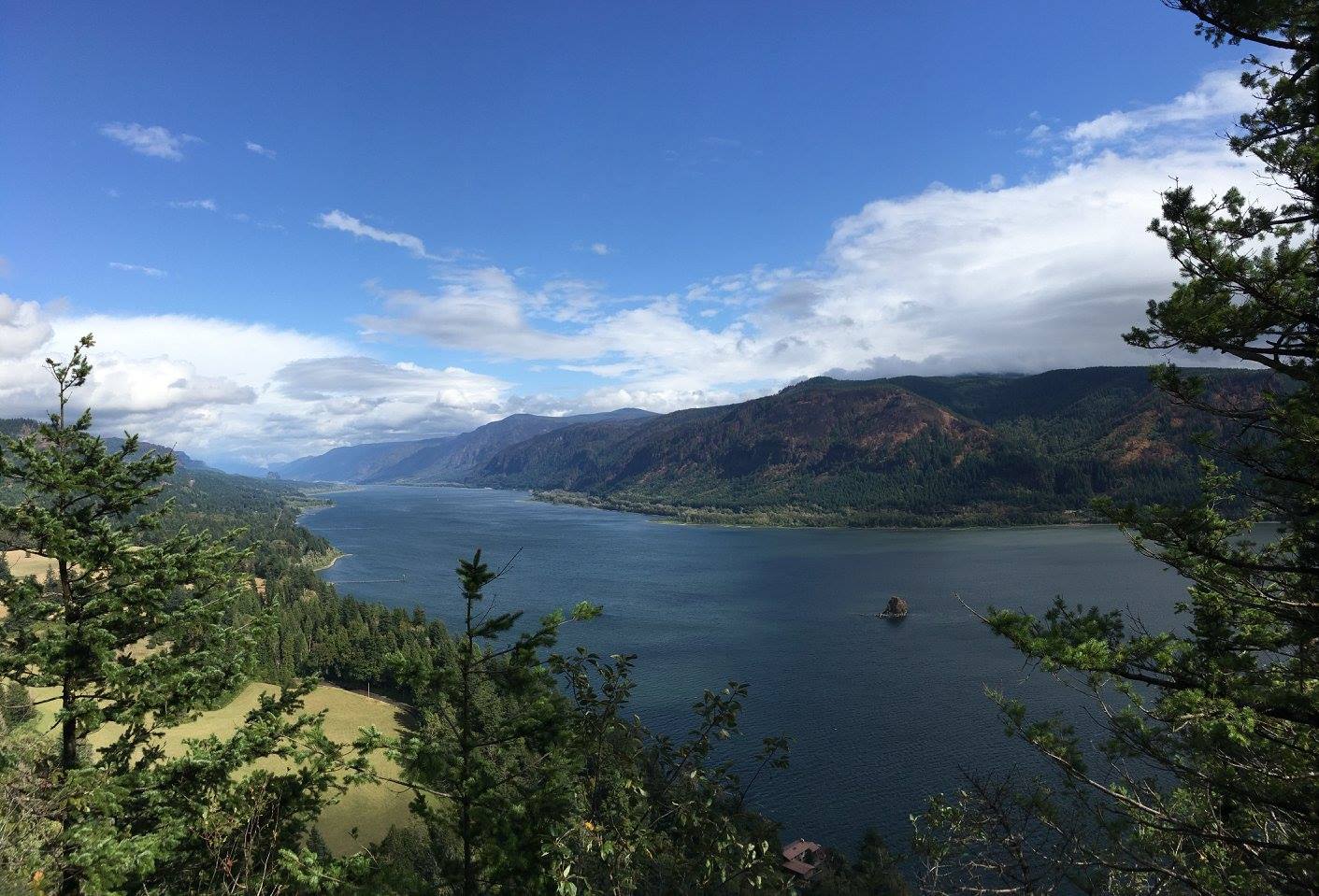 Scenic View Of the Columbia River and it's Gorge