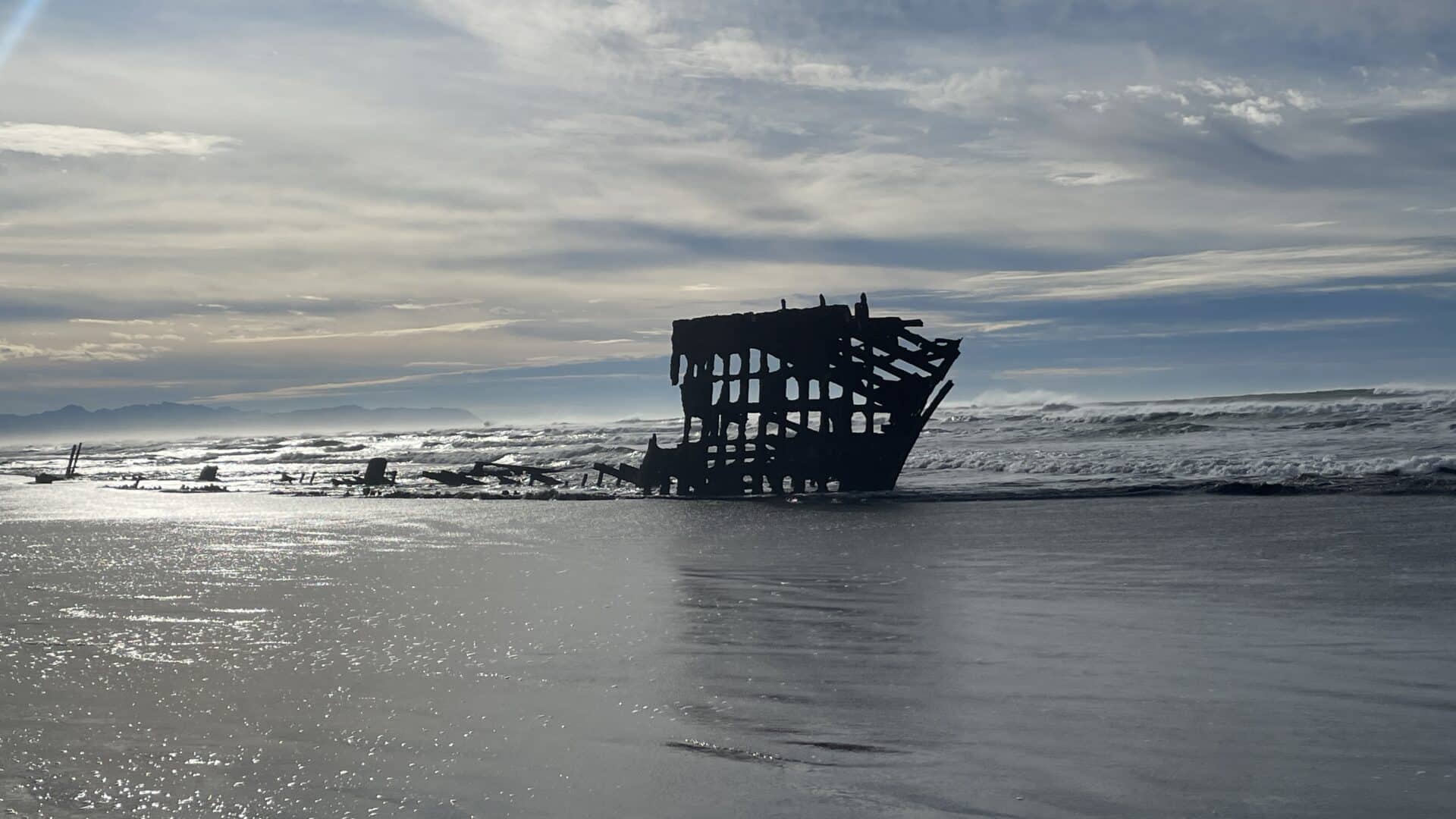 The Shipwreck Peter Iredale on the Oregon Coast