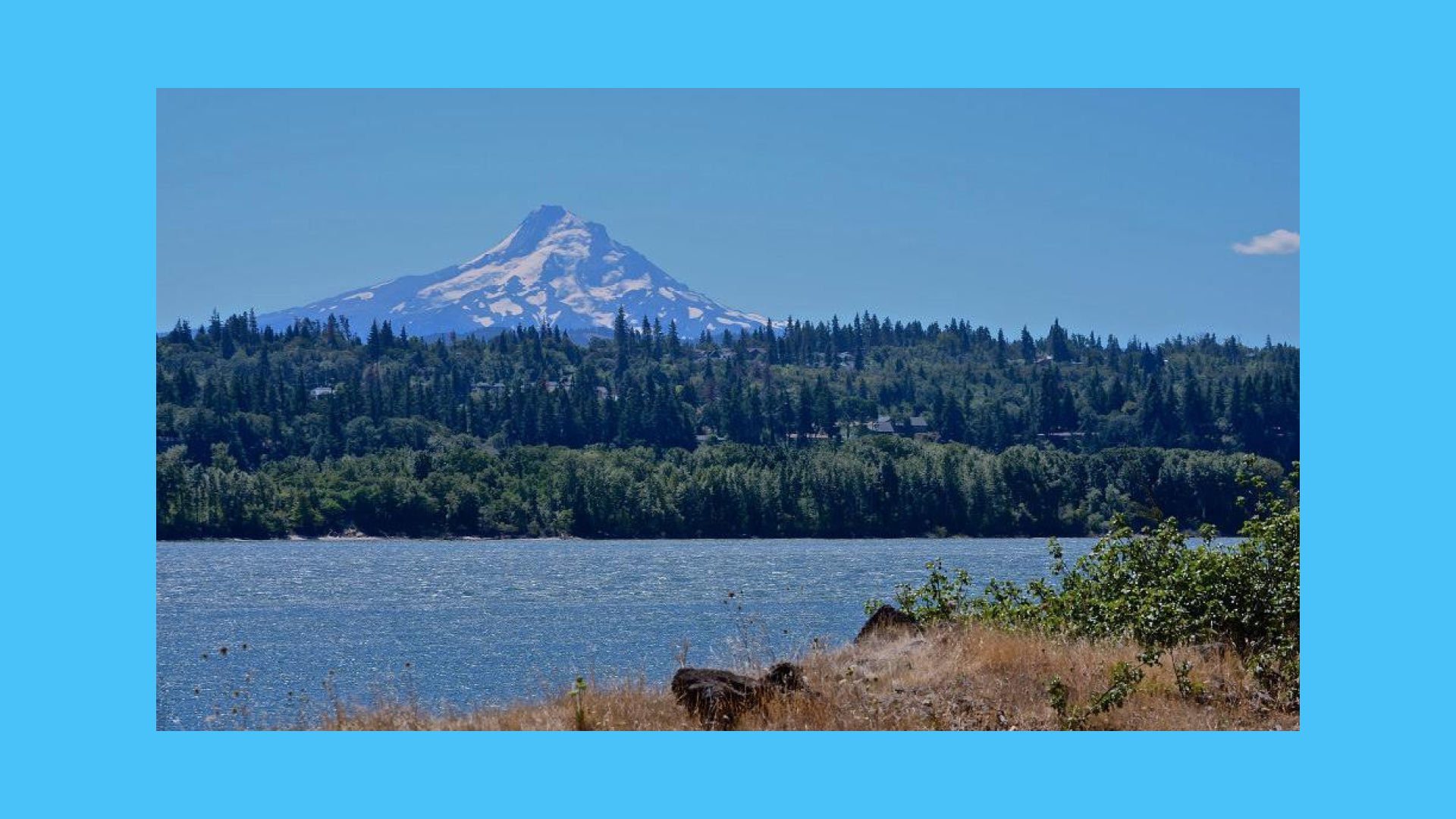 Mt Hood, Hood River and the Columbia River