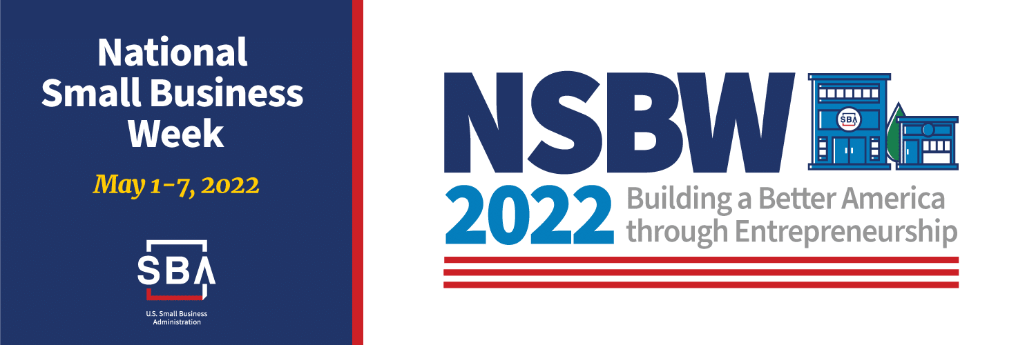 Shop Small and National Small Business Week logo