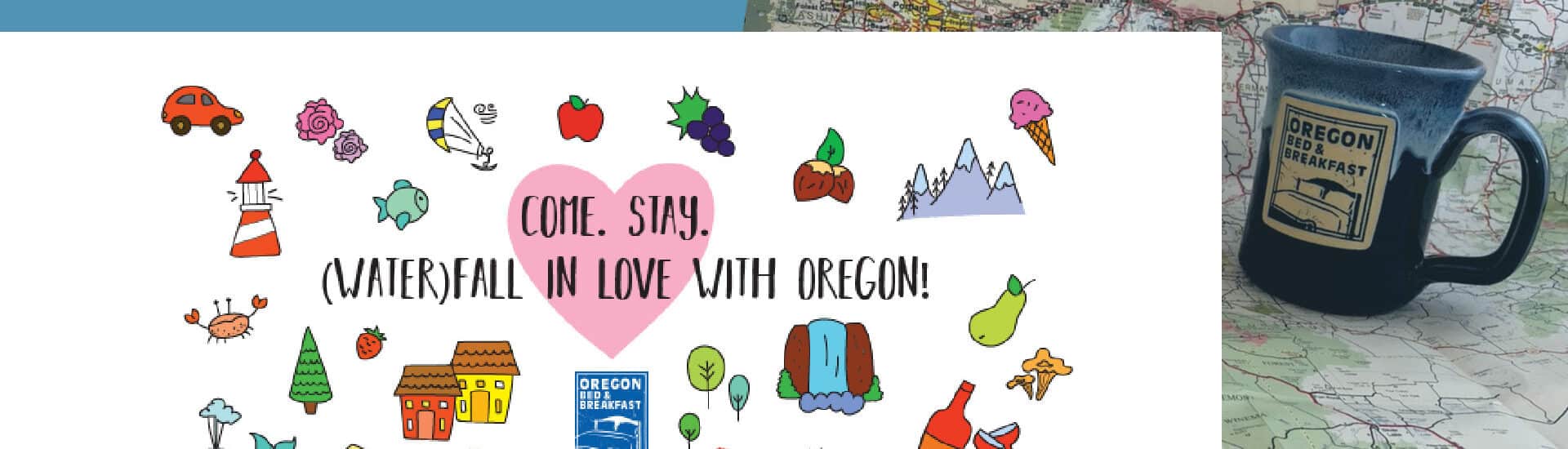 (Water) Fall in Love with Oregon banner