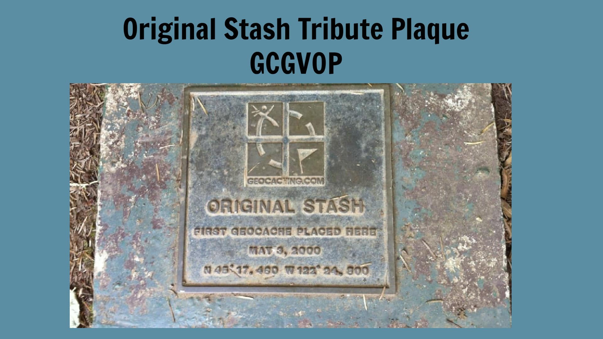 photo of Original Stash Tribute Plaque