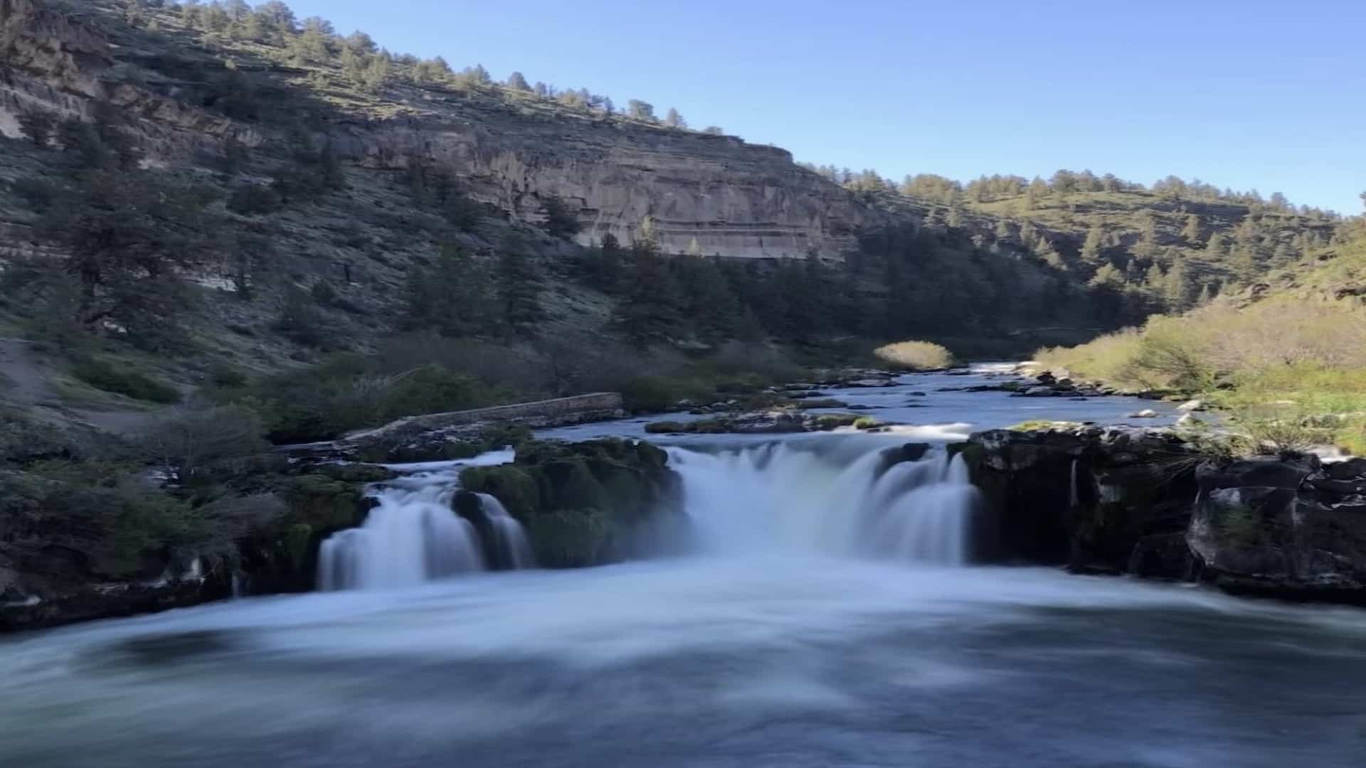 Steelhead Falls on the Dechutes River in Central Oregon