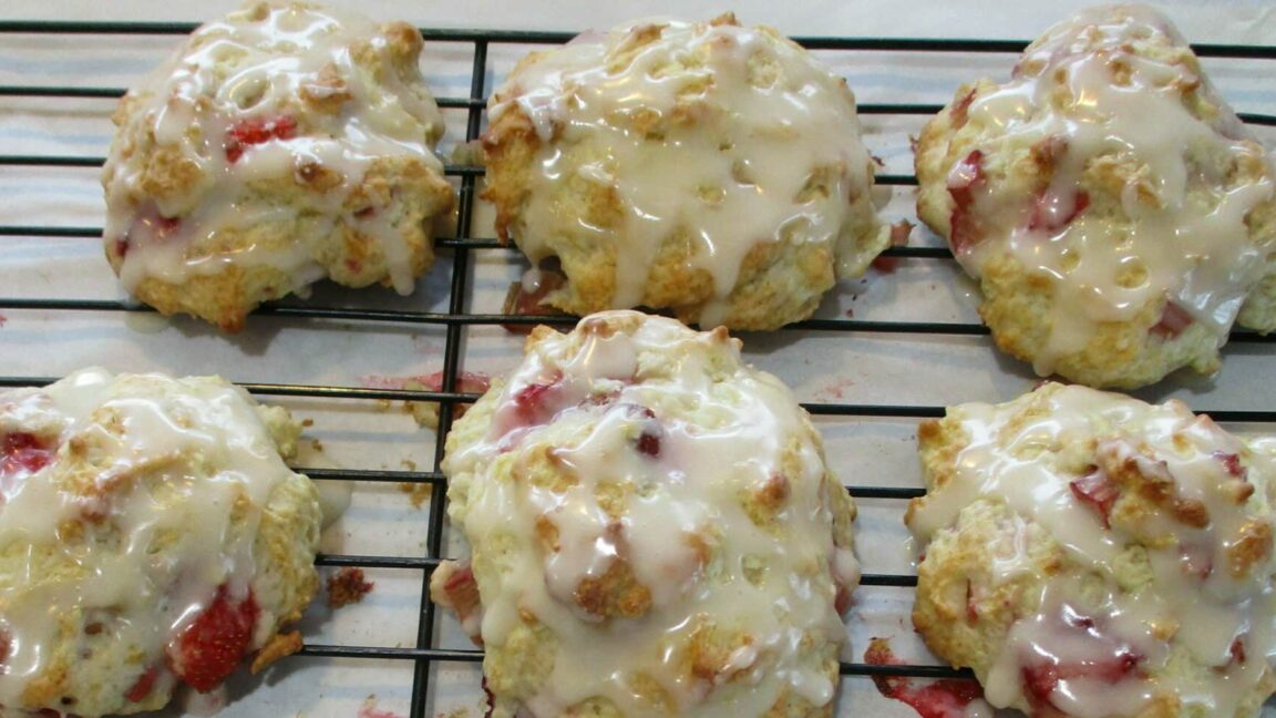 Strawberry Rhubarb Biscuits from Yamhill Vineyards B&B