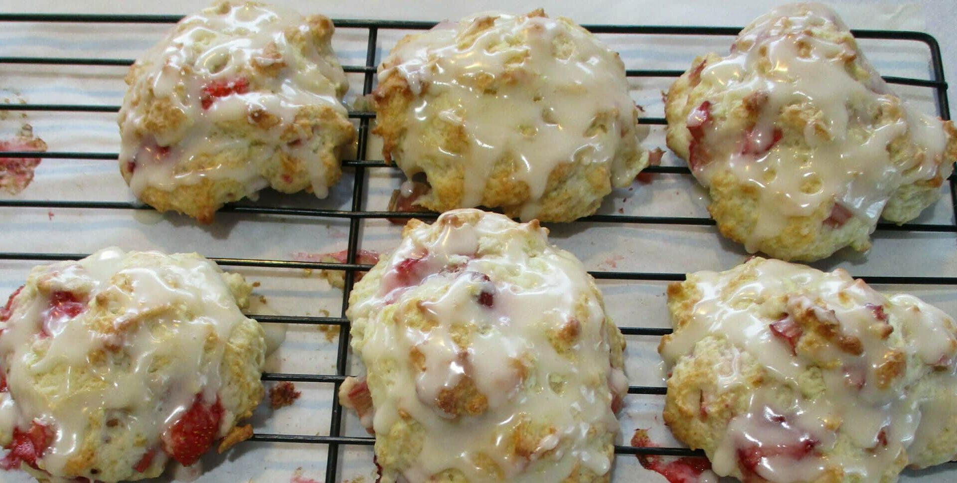 Strawberry Rhubarb Biscuits from Yamhill Vineyards B&B