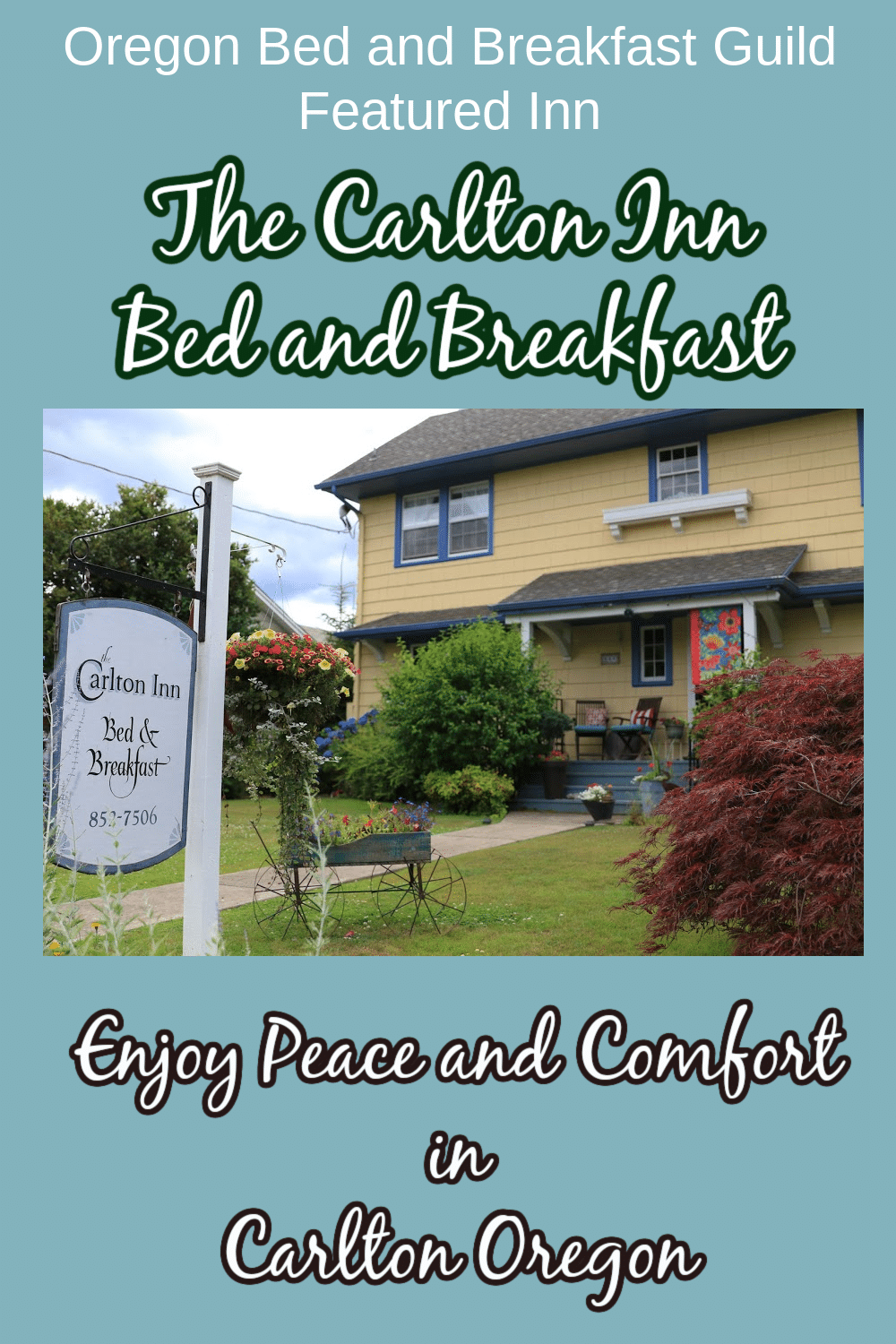 The Carlton Inn bed and breakfast pin