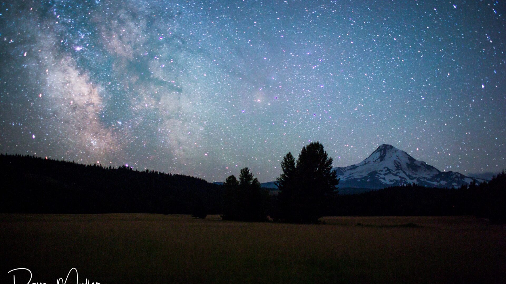 Milky Way over Mt Hood. Oregon’s Magnificent Dark Skies