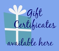 gift certificates blue button