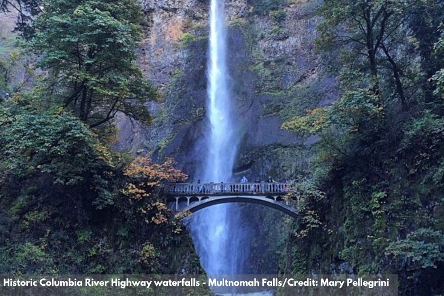 Multnomah falls and the benson bridge