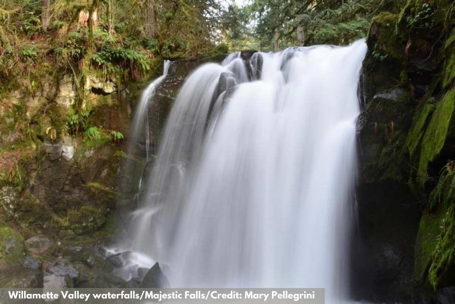 Majestic Falls in McDowell Creek Falls Park